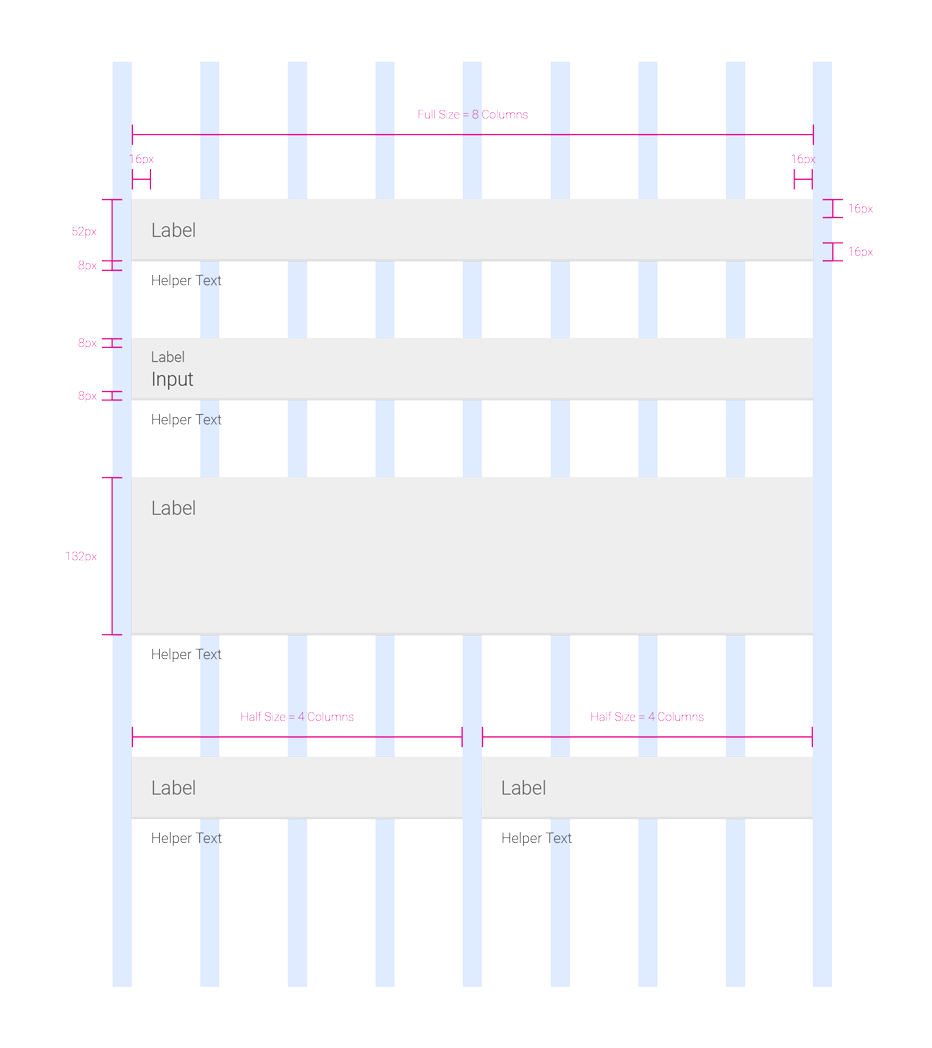 CX UX & UI Standards Form Example