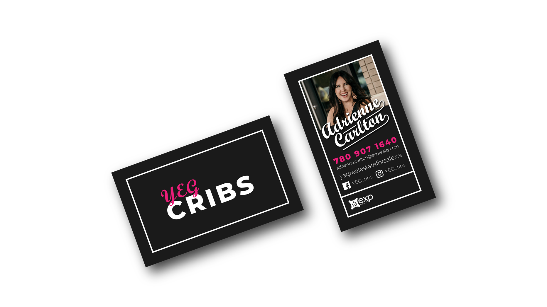 YEG Cribs Business Card Front and Back